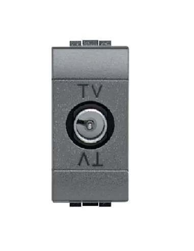 Bticino toma TV macho y condensador l4202dc living internacional