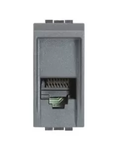 Connecteur Bticino rj12 6//6 living international 1 module l4258//12