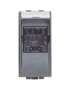 Bticino l4261at6 prise rj45 utp catégorie 6 btnet living international