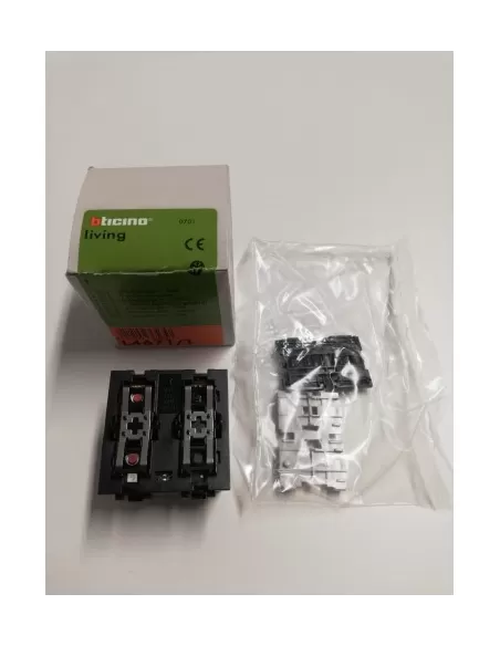 Bticino scs actuator with 1 relay and 2 modules l4671//1 living international