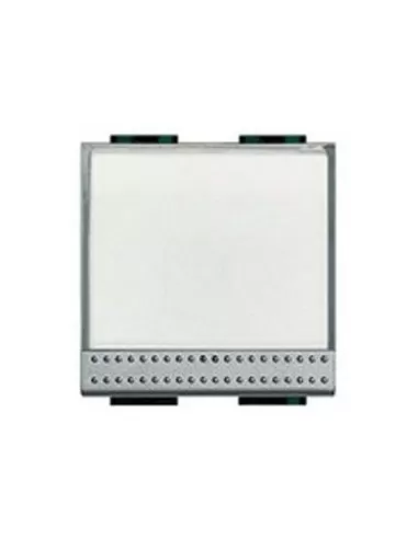 Bouton de plaque signalétique Bticino Light Tech 24 V 10 A NT4040 Light Tech