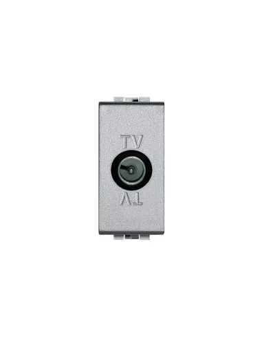 Prise TV traversante mâle Bticino Light Tech RES NT4202PT Light Tech