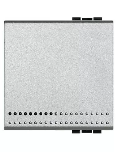 Funda para llave Bticino Light Tech con interruptor iluminado, 2 módulos, nt4911//2