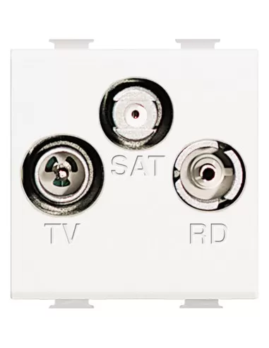 Bticino Light TV//RD//SAT-Buchse abgeleitet vom N4210D
