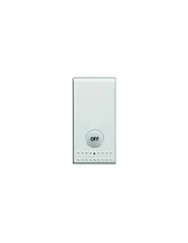 Bouton sérigraphié lumineux Bticino avec symbole 'off' 1 module n4925ln living light