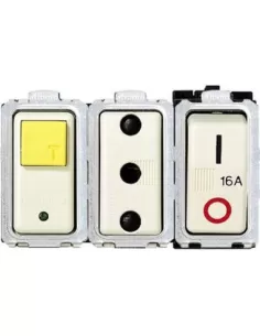 Bticino 2P T 16A 5140 Enchufe de seguridad mágico