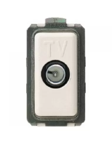 Prise TV traversante mâle Bticino 5173p magique