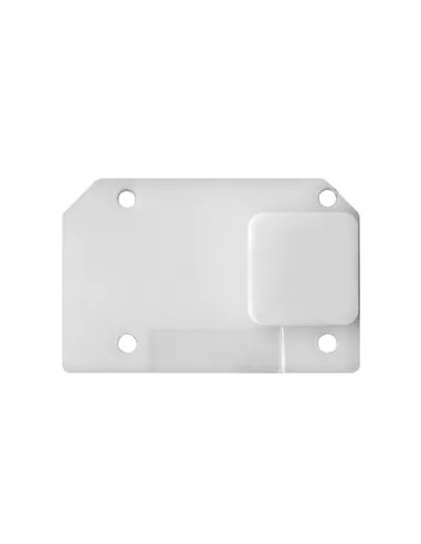 Símbolo Gewiss para pulsadores iluminados transparentes gw10501 chorus blanco