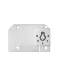 Gewiss symbol for luminous light buttons gw10502 chorus white
