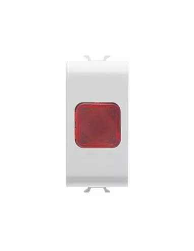 Feu de signalisation rouge Gewiss 1m gw10623 blanc chorus