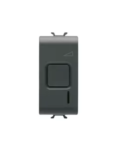 Bouton régulateur électronique Gewiss 1m 40-300w gw12571 chorus noir