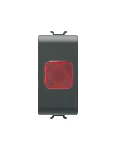 Luz de advertencia roja Gewiss 1m gw12623 black chorus