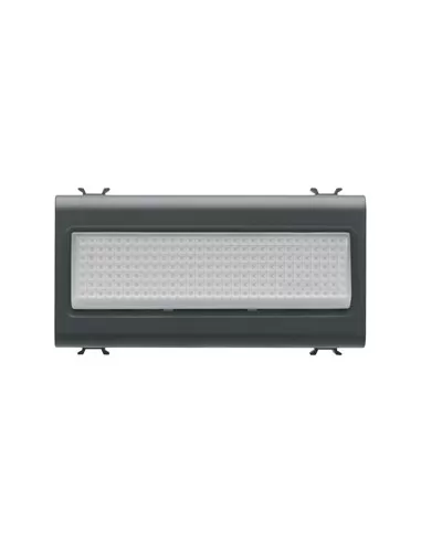 Lámpara de emergencia autónoma Gewiss 230 V CA 50/60 Hz GW12666 Chorus Black
