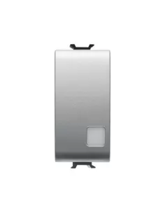 Gewiss interrupteur 1m 2p 16ax éclairable gw14005 chorus titane