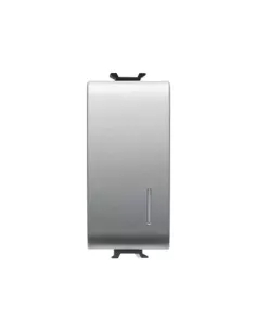 Gewiss inverseur 1m 1p 16ax éclairable gw14052 chorus titane