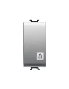 Bouton Gewiss 1m 1p na 16a cloche gw14153 chorus titane