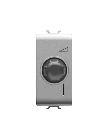 Regulador rotativo electrónico Gewiss desviador 1m 100-500w gw14567 chorus titanio