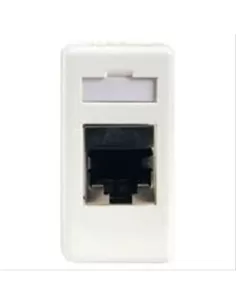 Conector de datos gewiss rj45 categoría 5e ftp sistema gw20243 blanco
