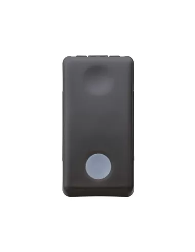 Gewiss Knopf 1p na 10a leuchtend 12//24v GW21516 System schwarz//schwarz