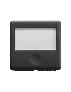 Gewiss gw21591 bouton avec plaque signalétique 2m lumineux 250v gw21591 système noir//noir