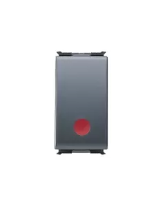 Gewiss bouton unipolaire nc 10a arrêt disque rouge gw30037 playbus