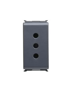 Gewiss-Steckdose 2p t 10a italienischer Standard mit GW30201 Playbus-Abschirmung