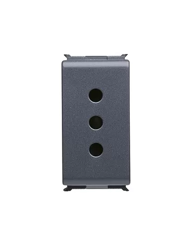 Gewiss-Steckdose 2p t 10a italienischer Standard mit GW30201 Playbus-Abschirmung