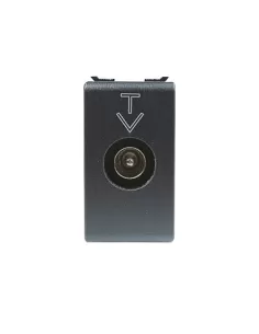 Conector macho para toma de TV de paso Gewiss, diámetro 9,5 gw30303 playbus