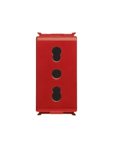 Gewiss 2p t 16a bivalent socket Italian standard gw30321 playbus