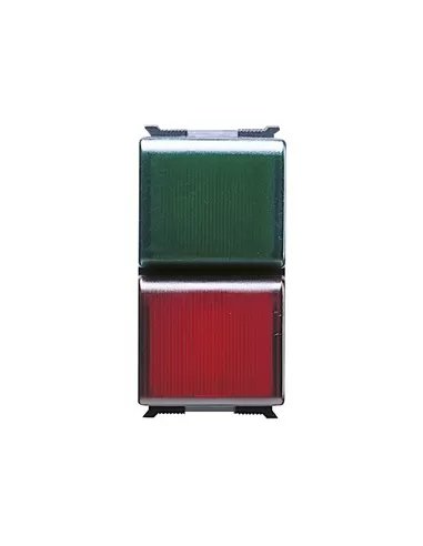 Gewiss double red/green signal light gw30616 playbus