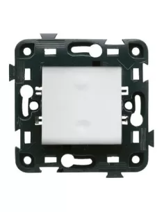 Interrupteur unipolaire Gewiss 10A blanc gw34001 eco 60