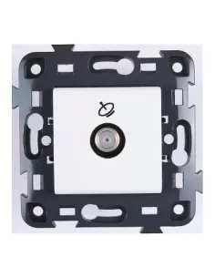 Gewiss direct white satellite TV socket gw34261 eco 60