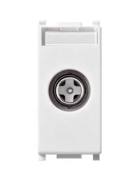 Vimar 14300.01 Prise TV Dérivée 1Db Connecteur Mâle Blanc Plana