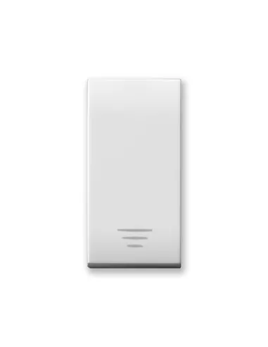 Ave tasto con gemma x pulsanti domus 1 modulo  441tgp life bianca