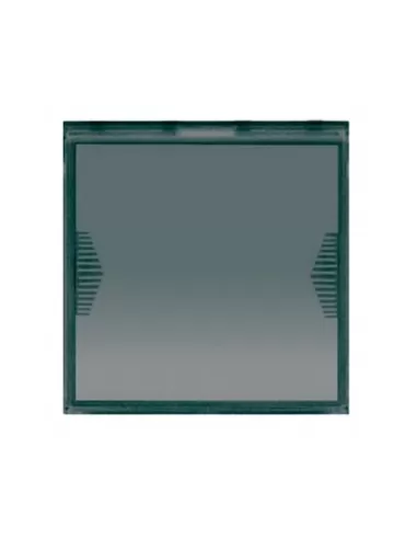 Bouton de sonnette Ave 1P NA 10A durée de vie 2 modules 442005TP//2 durée de vie noir