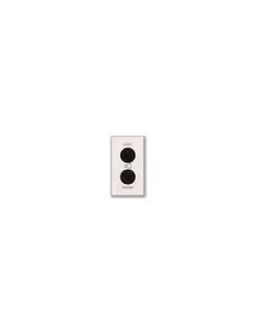 Ave double point-line socket for loudspeakers 45b42-2 banquise series