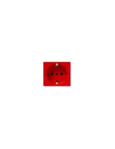 TOMA UNEL 2P+T 16A ROJA