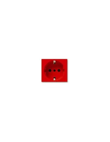 TOMA UNEL 2P+T 16A ROJA