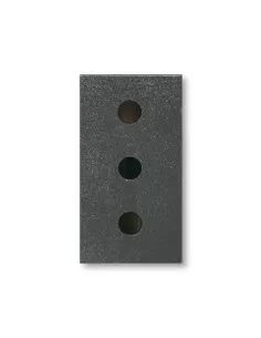 Ave sirurave socket 2x16a t 1 module 45315ts noir series