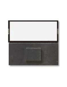 Ave-Taste mit leuchtendem Namensschild 16a 2 Module 45388 Noir-Serie