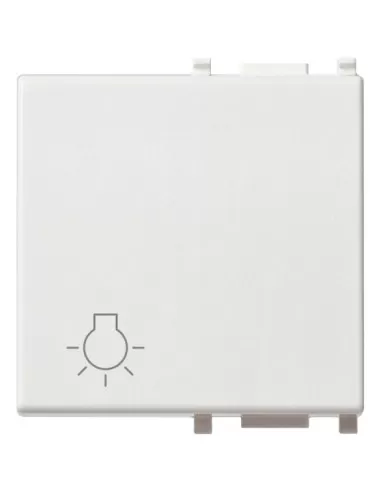 Vimar 14022.L 2-Modul-Tastenabdeckung für White Light Symbol Plana-Serie