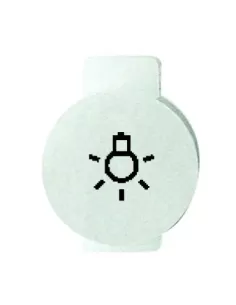 Gewiss lentille de symbole lumineux pour boutons du système lumin blanc gw20539