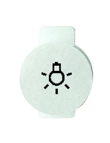 Gewiss lentille de symbole lumineux pour boutons du système lumin blanc gw20539