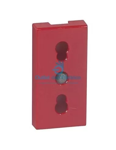 Plaque de recouvrement rouge Legrand 683011 10/16