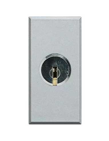 Interruptor desviador de llave transparente Bticino Axolute 1p 16a hc4022