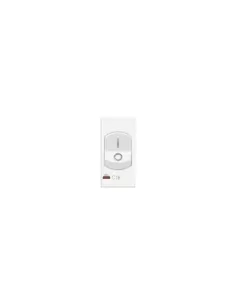 Bticino axolute disjoncteur automatique 1p n 6a 1,5ka blanc hd4301a6