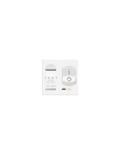 Disjoncteur différentiel Bticino axolute 1p n 6a 10ma blanc 2 modules hd4305a6