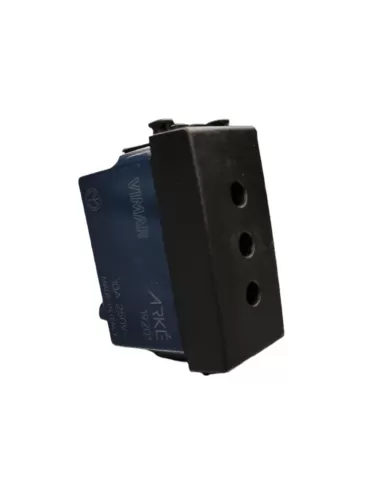 Vimar 19201 Arke' Socket 2P T 10A P11 1 Module Grey