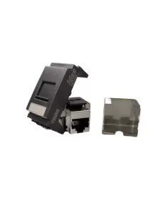 Vimar Idea 16358.3 RJ45 Socket with Amp Connector, Grey Screen