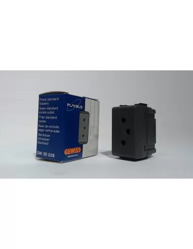 Gewiss Swiss standard socket playbus gw30228 series